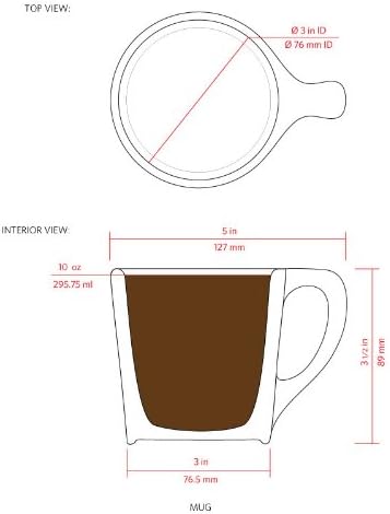 notNeutral Lino 10 oz Porcelain Coffee Cups | - Image 3