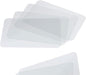 CraftyCrocodile Clear Plastic Placemats Set of 4 by CraftyCrocodile
