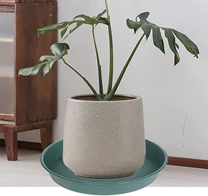 2 Pack of 10 inch Plant Saucer Gray, Heavy Duty Plastic Plant Saucer 10 inch - Image 7
