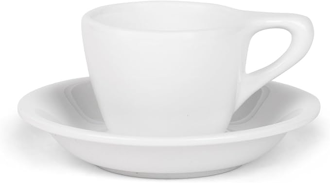 ANGELENO Coffee Espresso Cups Set of 4, 2.7oz Porcelain Ceramic Demitasse Cups - Image 4