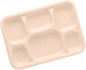 Pack of 250 6-Compartment Deep Meal Tray – Eco-Friendly, Biodegradable, Microwave & Freezer Safe – Ideal for Catering, Takeaway & Events – Bulk Pack – Sustainable Disposable Tableware