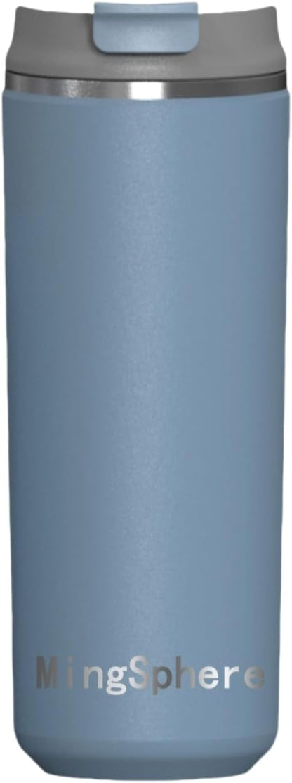 16oz Insulated Stainless Steel Coffee Cup by MingSphere