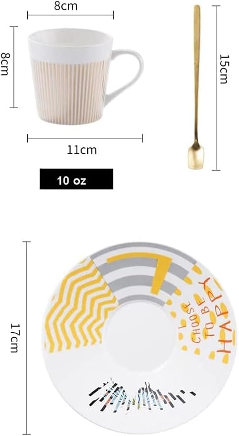 Mirror Cups and Saucers, Mirror Reflection coffee mug, Ceramic Coffee Mug - Image 8