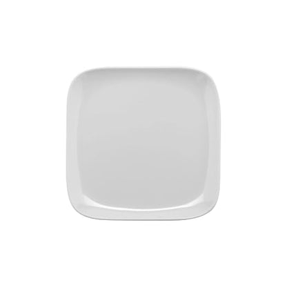 G.E.T. CS-6114-W-EC 4" Square Coupe Plate, Siciliano Dinnerware, White (Pack of 4)