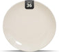 Stoneware Coupe Commercial Grade Dinnerware, Ivory, Plate 7.25", Case of 36