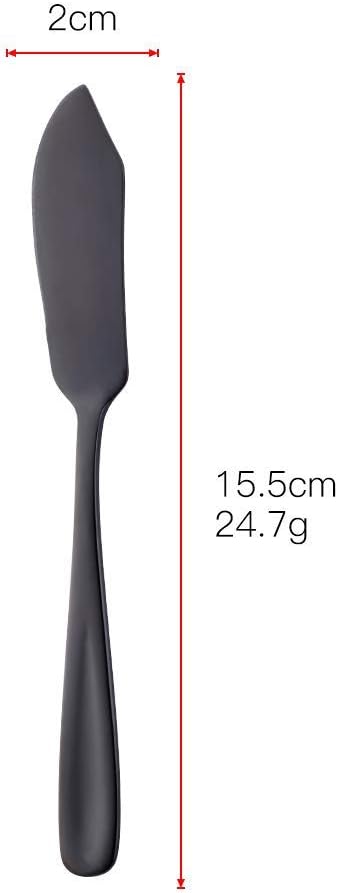 Buyer Star Cheese Butter Knife, Stainless Steel 18/10 6" Mini Desert Knives - Image 6