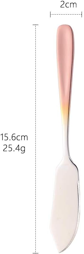 Buyer Star Cheese Butter Knife, Stainless Steel 18/10 6" Mini Desert Knives - Image 2
