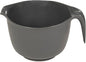 Glad Mixing Bowl with Handle – 3 Quart | Heavy Duty Plastic with Pour Spout and by GladTrashFoodStorage