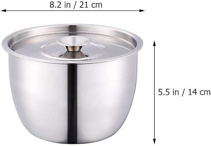 Yardwe Stainless Steel Deep Egg Mixing Bowl - Image 2