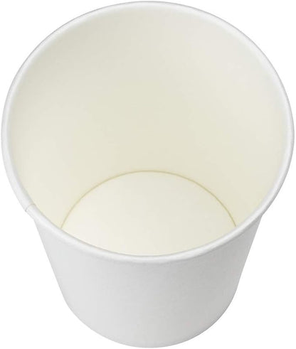 Karat 6 oz Paper Coffee Cup White Small Disposable Cup - Image 6
