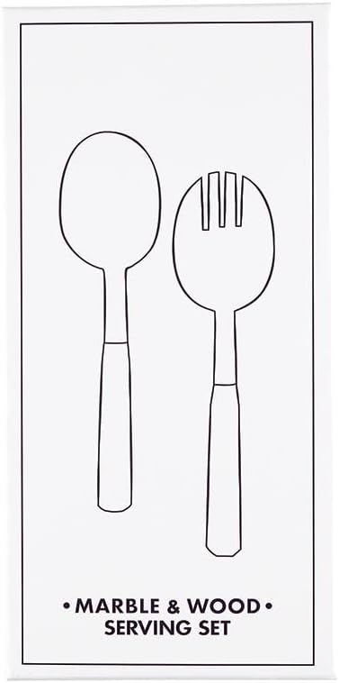Santa Barbara Design Studio Face to Face Collection Serving Utensils Marble - Image 2