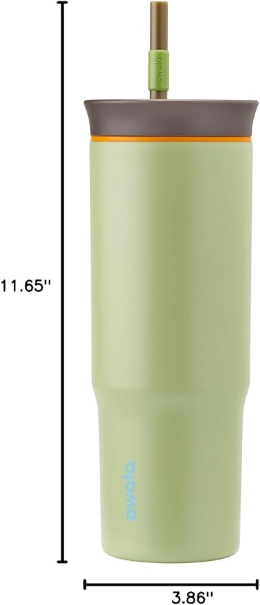 Owala Tumbler Stainless Steel Water Bottle 24 oz Brave Adventures | 2-in-1 - Image 7