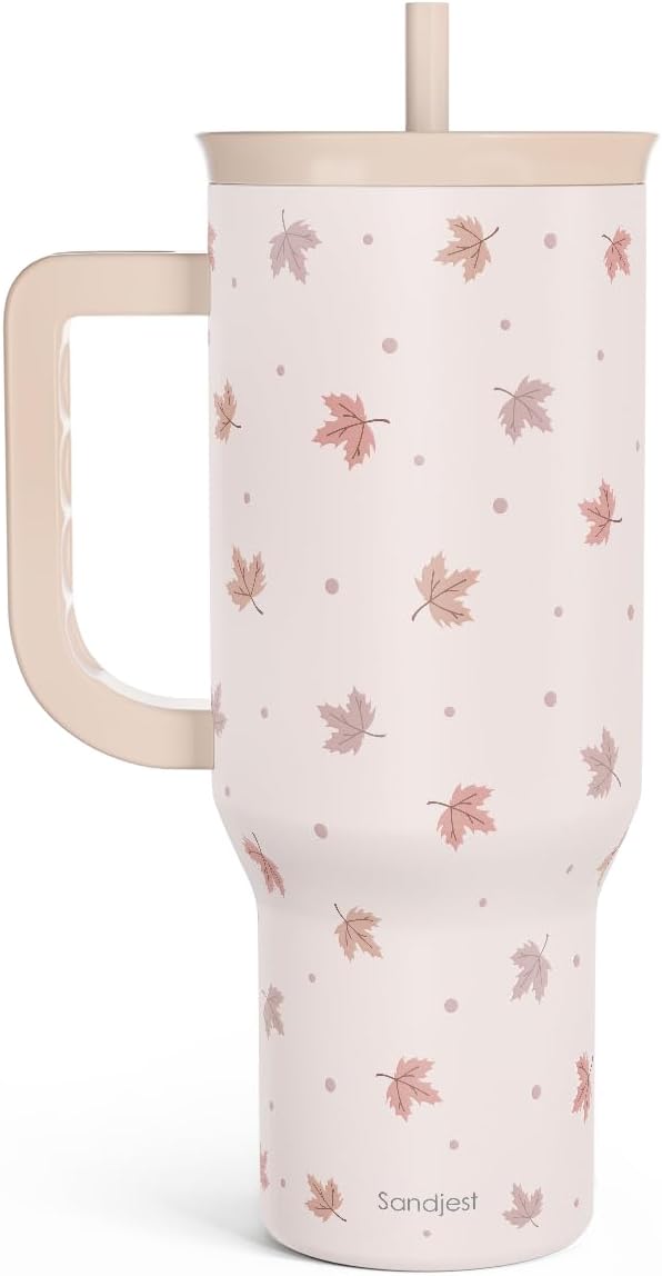 Fall Maple Leaf Stainless Steel Tumbler by SANDJEST