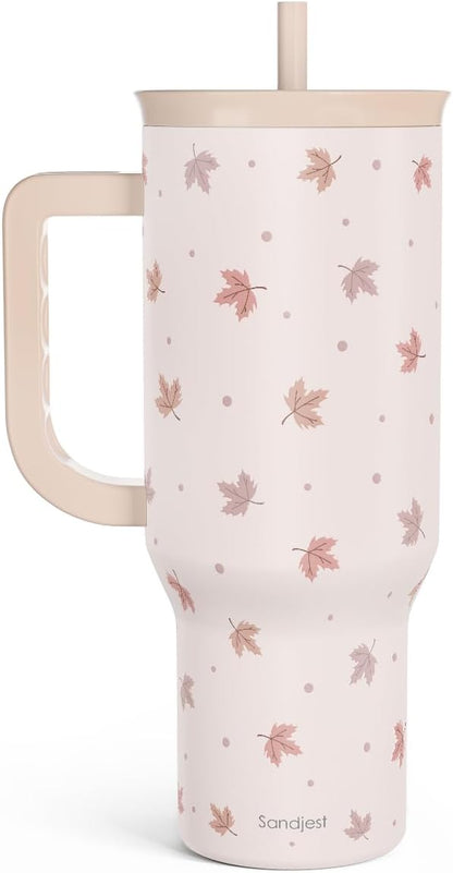 Fall Maple Leaf Stainless Steel Tumbler by SANDJEST
