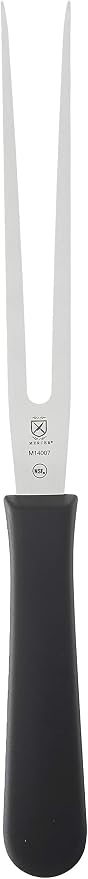Mercer Culinary M14007 Millennia Black Handle, 7-Inch Straight, Cook's Fork by MercerCulinary
