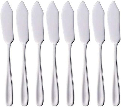 Buyer Star Cheese Butter Knife, Stainless Steel 18/10 6" Mini Desert Knives by BuyerStar