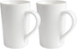 2 Pack 12 OZ Ceramic Coffee Cup Simple Pure White Ceramic Cup | Plain Large by Belinlen