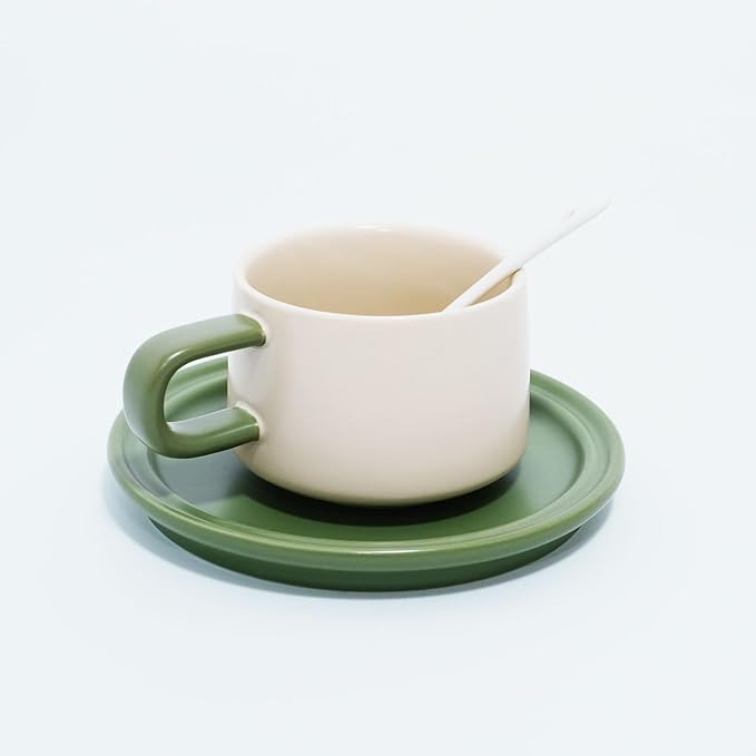 Bone China Tea Cup and Saucer Set by STAREARTH