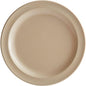 Foundations 9 Inch Tan Narrow Rim Melamine Plate, Round, BPA Free, NSF Listed, Dishwasher Safe, 12 per Case