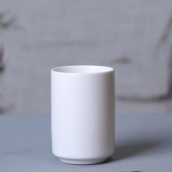 Japanese simple black and white style, handleless ceramic mug, tea cup - Image 5