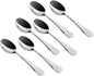 Stainless Steel Teaspoon Set, 6 Piece. | Dishwasher Safe Silverware. Mirer by Unknown