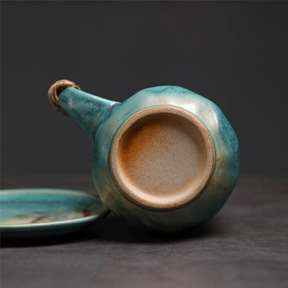 Little handmade ceramic pottery tea cup - Image 8