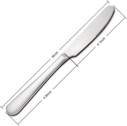 Stainless steel butter knife, dinner knife, suitable - Image 3