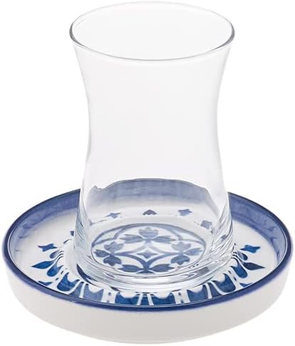 KARACA Zeher Turkish Tea Glasses Set of 12, Tea Cups - Image 6