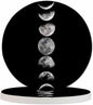 Eclipse Moon Coaster Lunar Universe Astronomy Nature Planet Space Sphere Dark Night Tabletop Protection for Any Table Type Wood, Granite, Glass, Soapstone, Sandstone, Marble, Stone Tables