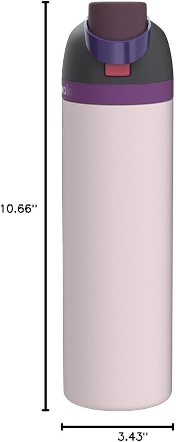 Owala FreeSip Stainless Steel Water Bottle 32 oz Dreamy Field - Image 7