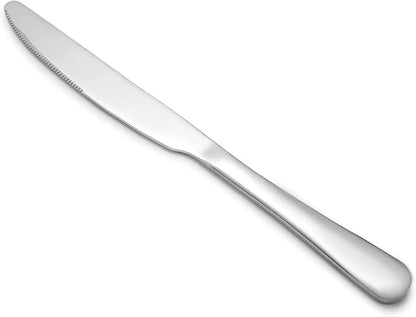 SANTUO Stainless Steel 12-Piece Dinner Knives Pack, Table Steak Knives Set by SANTUO