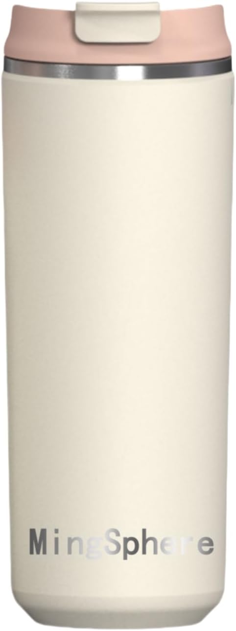 16oz Insulated Stainless Steel Coffee Cup by MingSphere