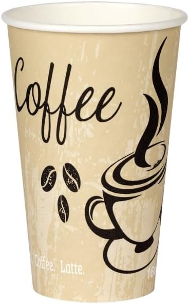 Disposable Coffee Cups, To Go Paper Hot Cups, Classic Design - Image 2