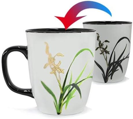Orchid Color Changing Mug, 16 oz | Ceramic Tea Cup - Image 2
