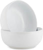 Elanze Designs Bistro Glossy Ceramic 8.5 inch Large Serving Bowls Set of 2 by ElanzeDesigns