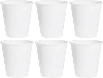 Sizikato 6pcs Porcelain Tumbler, 6 Oz Drinking Glasses Ceramic Cups by Sizikato