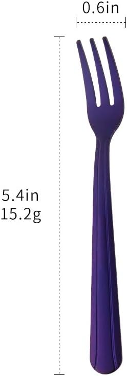 Oyster Fork Set of 12, 5.4 Inch Stainless Steel Cocktail Forks, 3 Tines Mini - Image 7