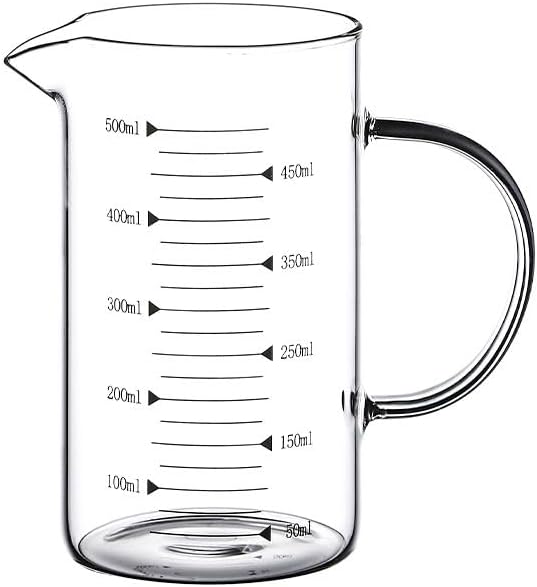 Glass Measuring Cup 16Oz/500ml Easy to Read V-Shaped Spout - Image 6