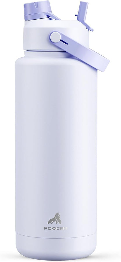 POWCAN 40 oz Insulated Water Bottle by POWCAN