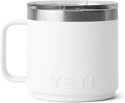 YETI Rambler 14 oz Ceramic Lined Stackable Mug, Vacuum Insulated, Stainless - Image 8
