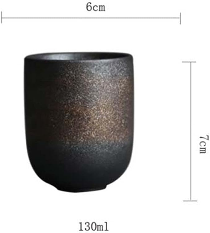130ML Ceramic Tea, Kung Fu Cups Chinese Tea Cup, Japanese Style Handle-Less - Image 2