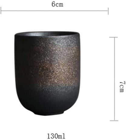 130ML Ceramic Tea, Kung Fu Cups Chinese Tea Cup, Japanese Style Handle-Less - Image 2