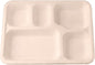 Pack of 250 Meal Tray Deep 5 Compartments – Durable Disposable Food Tray – Ideal for Catering, Takeaway & Events – Microwave Safe – Bulk Pack – Eco-Friendly & Sustainable