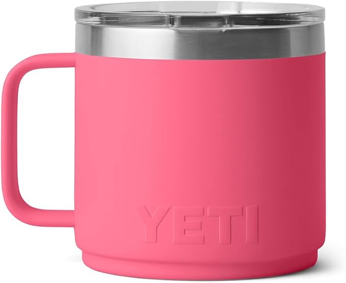 YETI Rambler 14 oz Ceramic Lined Stackable Mug, Vacuum Insulated, Stainless - Image 8