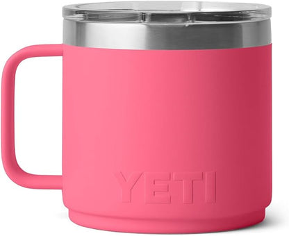 YETI Rambler 14 oz Ceramic Lined Stackable Mug, Vacuum Insulated, Stainless - Image 8