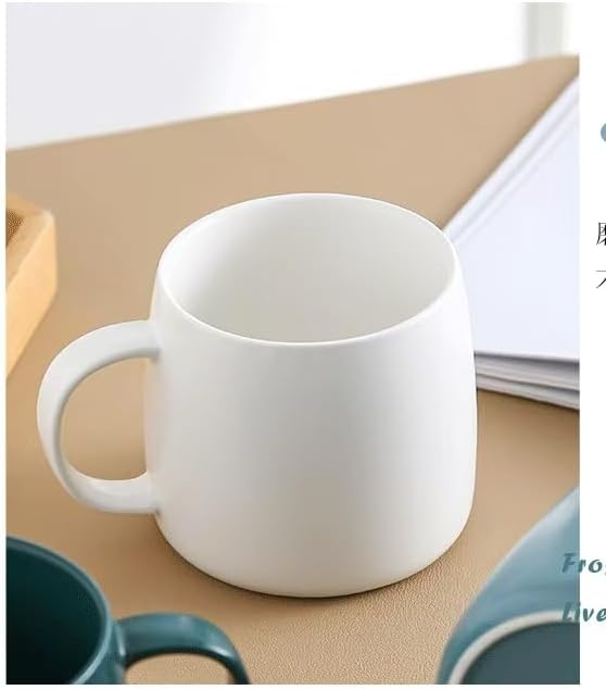 Simple Ceramic Mug Flat Bottom Coffee Mug - Image 3