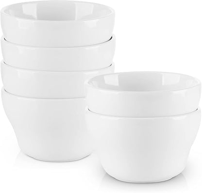 Selamica Ceramic Small Bowls Dessert Bowls 8oz Bouillon Cups by Selamica