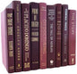 Real Books by Color® (Set of 7, Maroon) Decorative Bookshelf Home Decor Shelf Styling Photo Prop