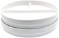 Elk and Friends Kids 7.8” Porcelain White Plates | Divided Plates | Suitable for Kids/Toddlers | Microwave & Dishwasher Safe | Non Slip | Snack Dishes | 2 Pack