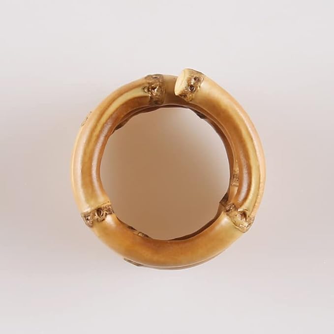 Natural Bamboo Napkin Rings Set of 6, Handmade Rattan Napkin Holder Rings - Image 6